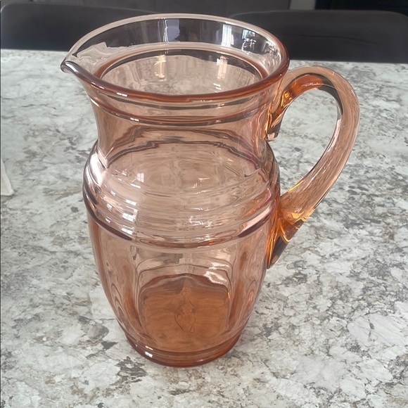 Other - Vintage 1920/30’s pink depression glass pitcher
